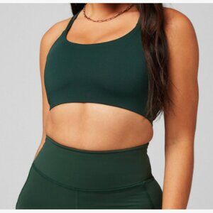 Fabletics Principal Low Impact Bra – Size L – Everpine – Strappy Back